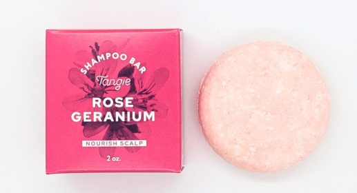 Zero Waste Shampoo Bar by Tangie- Rose Geranium