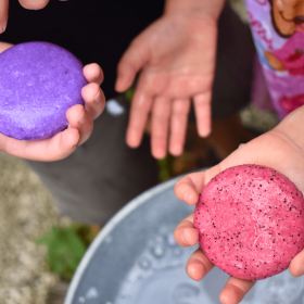 Zero Waste Kids Shampoo Bar by Tangie- Watermelon