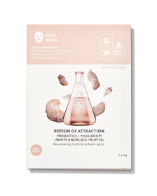 Bio-Cellulose Facial Mask with Probiotics & Mushrooms (Pack of 2)