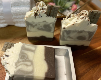 Chocolate Almond Soap Bar