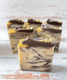 Oatmeal Honey Chocolate Soap