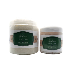 Valencia Pinot Gris Scrub & Bath Soak Bundle