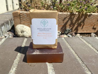 Deodorizing Persimmon Soap with Green Tea Verbana Fragrance