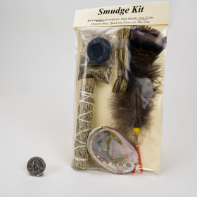 Smudge Kit with small Abalone shell