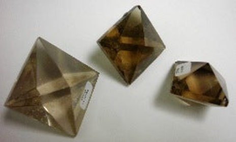 Smoky Quartz Octohedron (8 SIDES) Brazil 50-60 mm AAA Quality