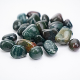 Bloodstone "Heliotrope"| Tumbled | 20-30mm | KILO Lot | India