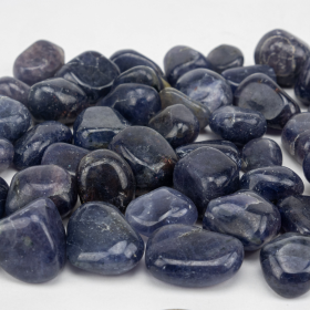 Iolite Tumbled Hand polished 1/2 lb bag med