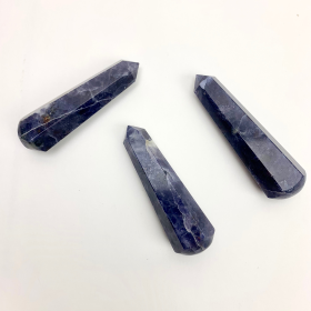 Iolite | Vogel Faceted Wand | 60-70mm | India