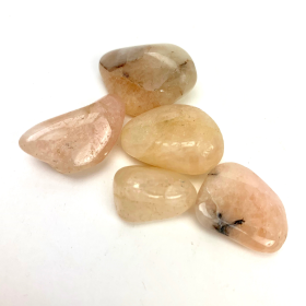 Morganite | "A" Grade | Peach/Pink | Tumbled | 20-30mm