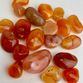 Carnelian | Tumbled | 1lb bag | 15-20mm | South Africa