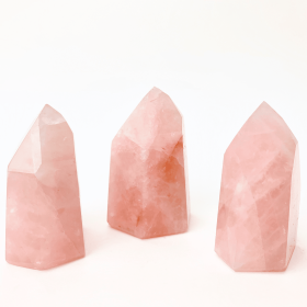 Rose Quartz Polished Standing Point - 1/2 KILO LOT - Brazil