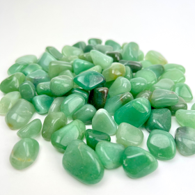 Green Aventurine | Tumbled | 15-25mm | 1 lb | Brazil