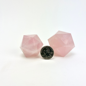 Rose Quartz | Icosahedron | Brazil | 50-60mm