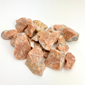 Peach/Red Moonstone | Rough | 35-45mm | India | 1 lb