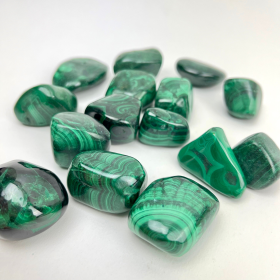 Malachite | Tumbled | 25-35mm | 200 Grams | Africa