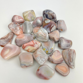 Pink Botswana Agate Tumbled | 15-25mm | 100 Grams