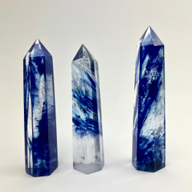 Blue Cherry Quartz Tower | 95-110mm