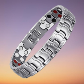 Magnetic Bracelet, Stainless Steel Magnet Men's Bracelet