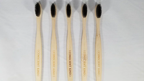 Bundle of 5 Bamboo Toothbrushes