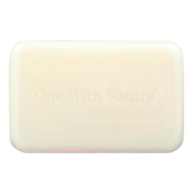 One With Nature Naked Soap - Goat's Milk And Lavender - Case Of 6 - 4 Oz.