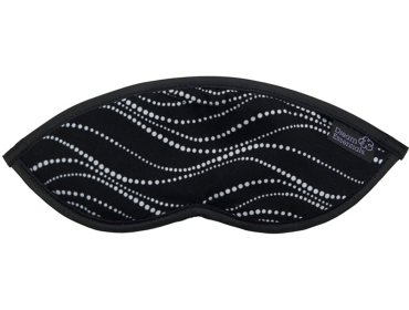 Dream Essence Lavender Aromatherapy Sleep Mask - Made in the USA (11 Styles) (Color: Pearl Strings)