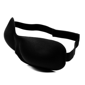 Contoured Sleep Mask (2 Colors) (Color: Black)