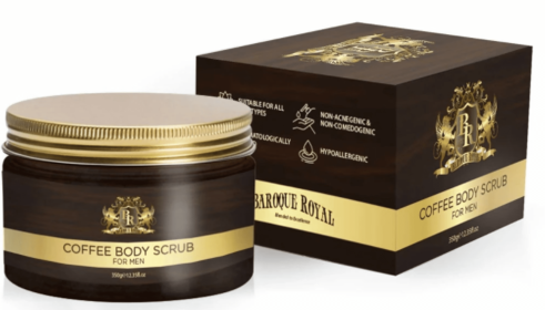 Baroque Royal Body Scrub (Color: Arabica Coffee, size: 350 gm)