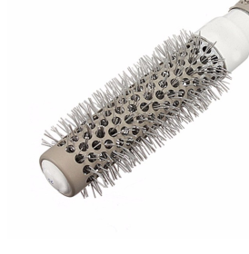 Ceramic & Ionic Nano Tech Round Hair Brush (Color: Grey, size: 25mm)