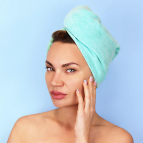 Sleek'e Microfiber Hair Wrap (Color: Mint)